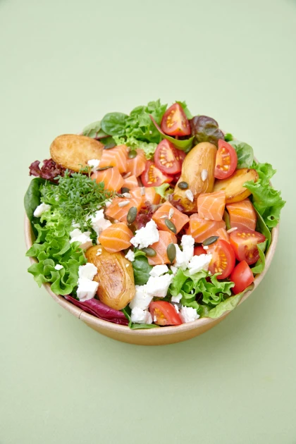 Salmon Spring Salad
